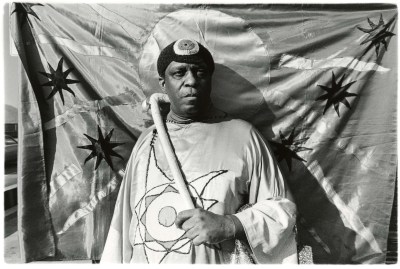 Sun Ra (on the Golden Gate Bridge) November 10, 1974, San Francisco, CA