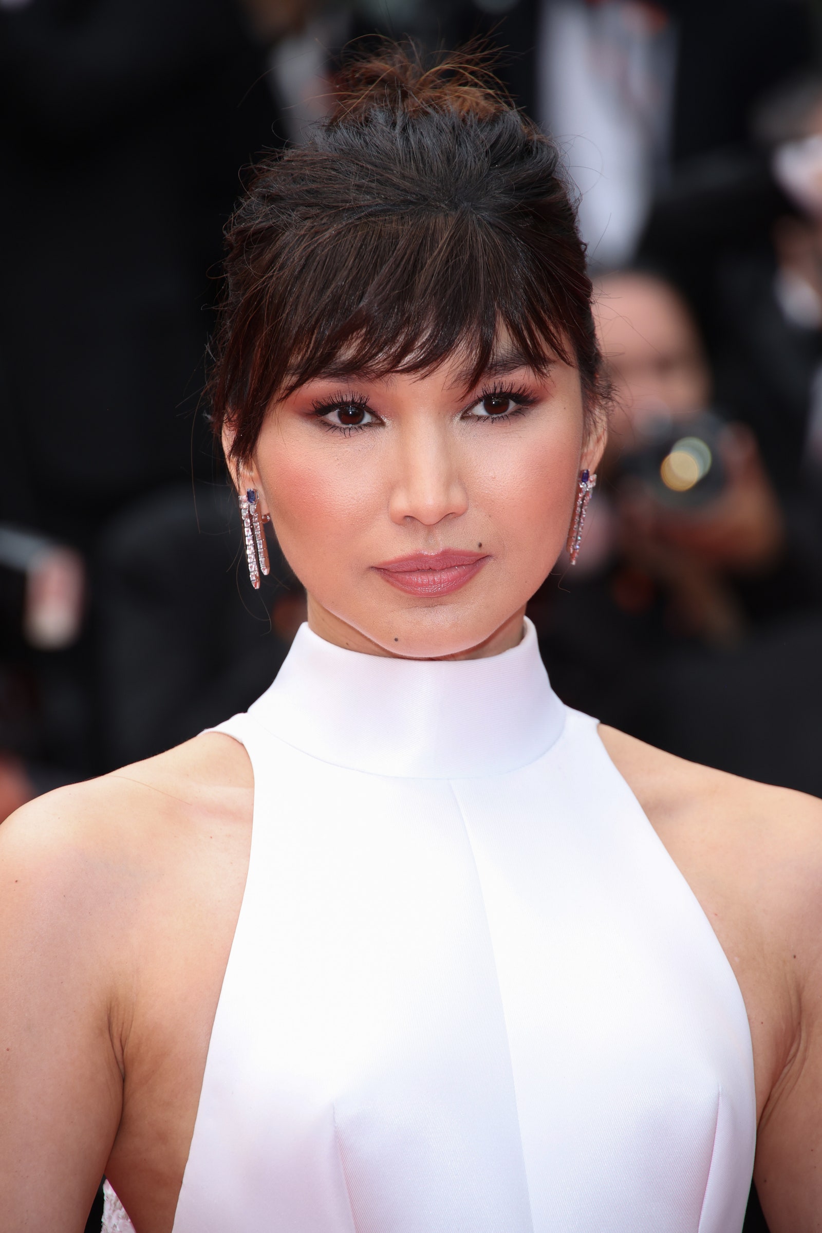 Images may contain gemma chan brunette adult facial elf photography and portrait