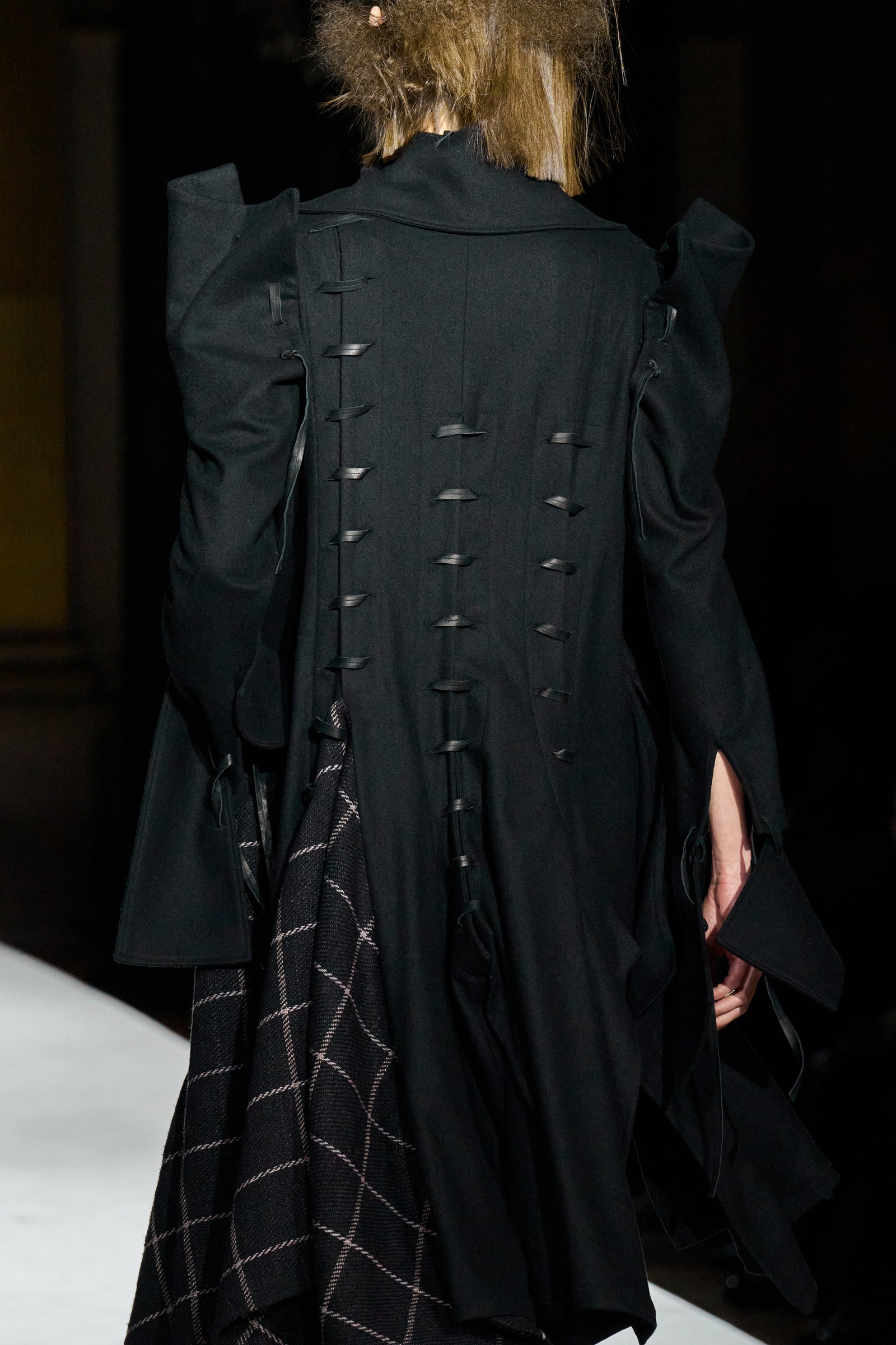 Image may contain Clothing Coat Overcoat Trench Coat and Fashion