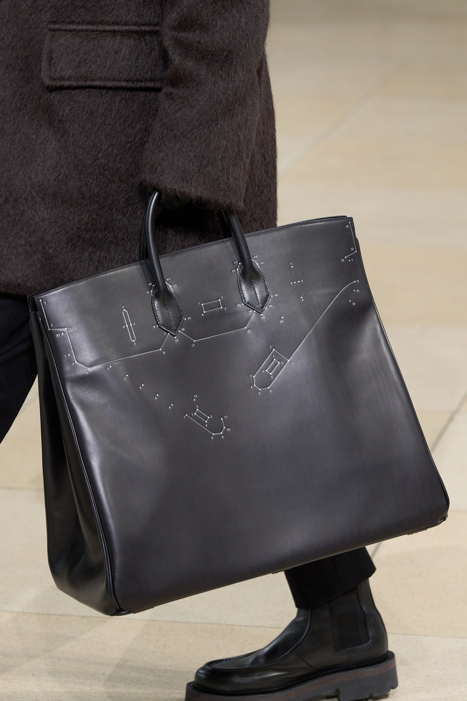 Image may contain Bag Accessories Handbag Briefcase Clothing Footwear and Shoe