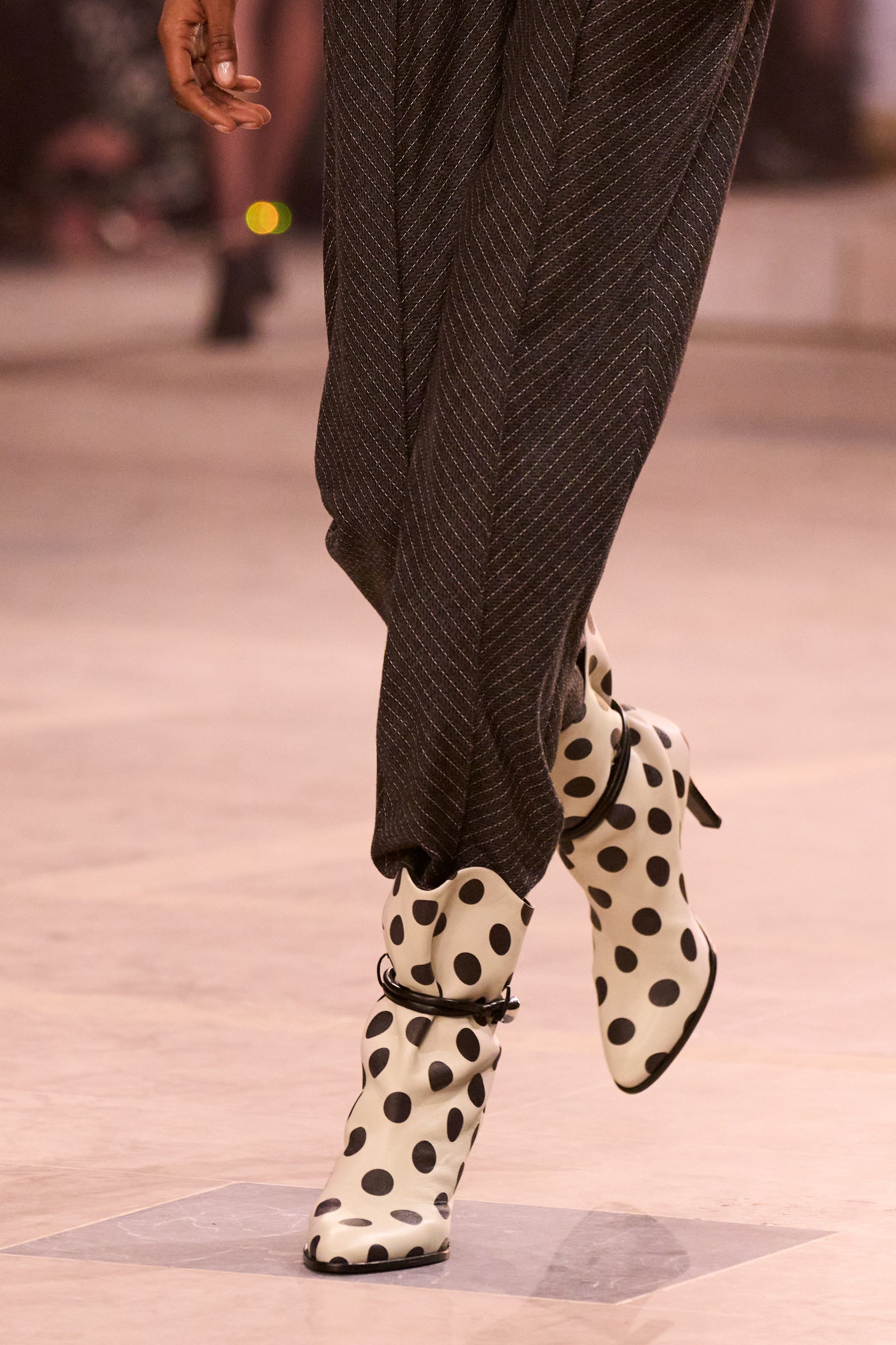 Image may contain Clothing Footwear Shoe High Heel and Person