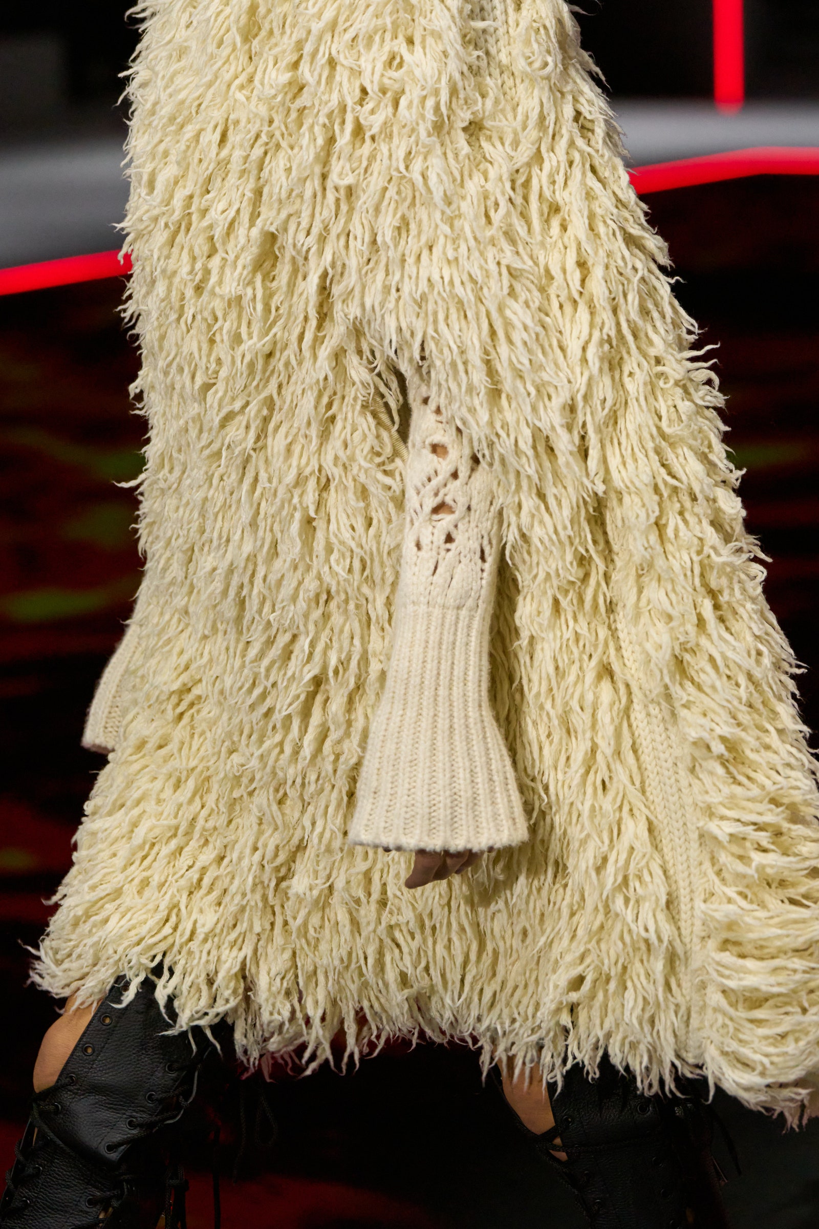 Image may contain Clothing Fur Fashion and Coat