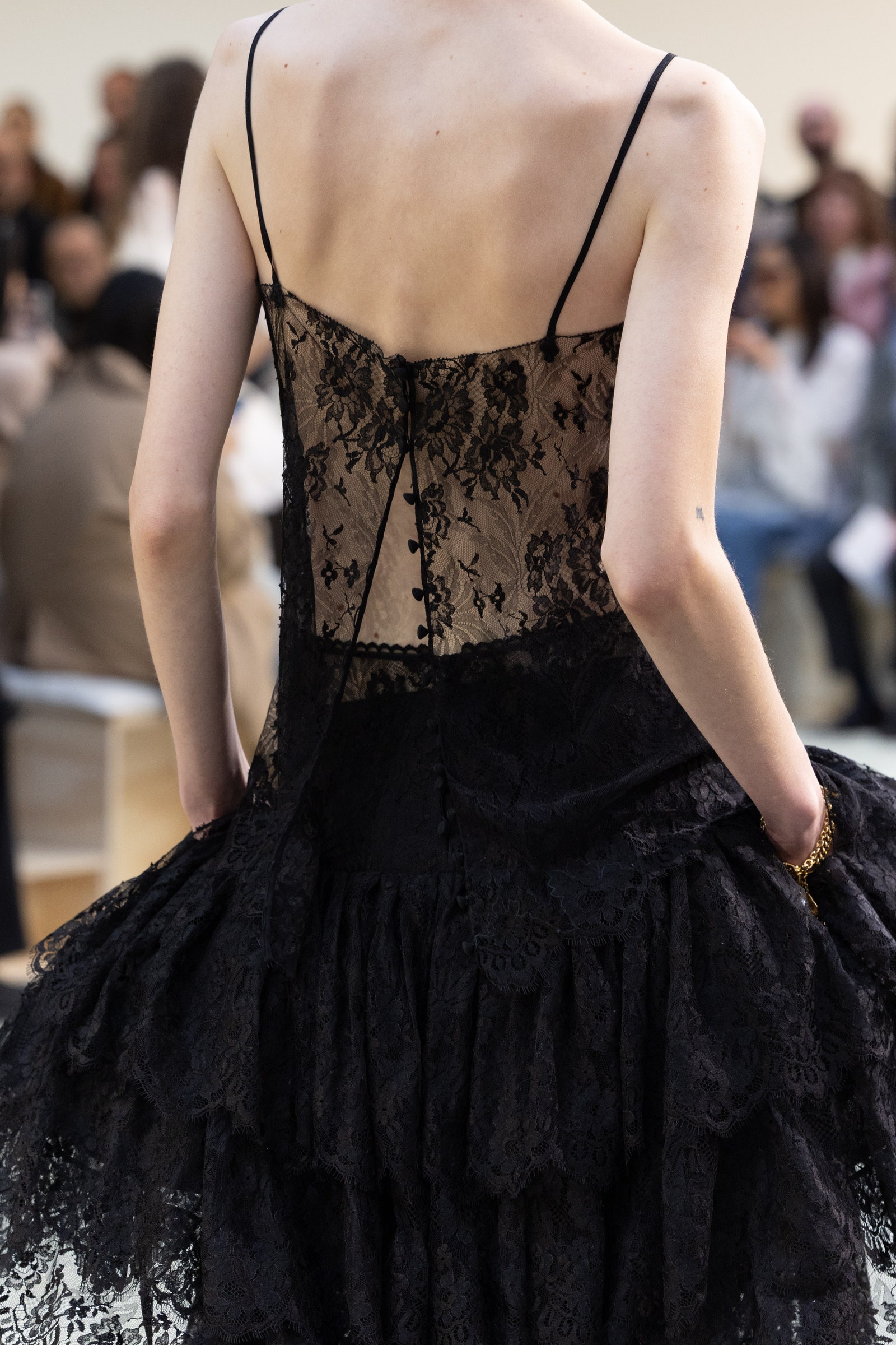 Image may contain Clothing Dress Evening Dress Formal Wear Adult Person Fashion and Gown