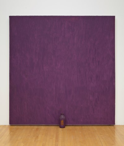 Purple monochrome with purple milk bottle.