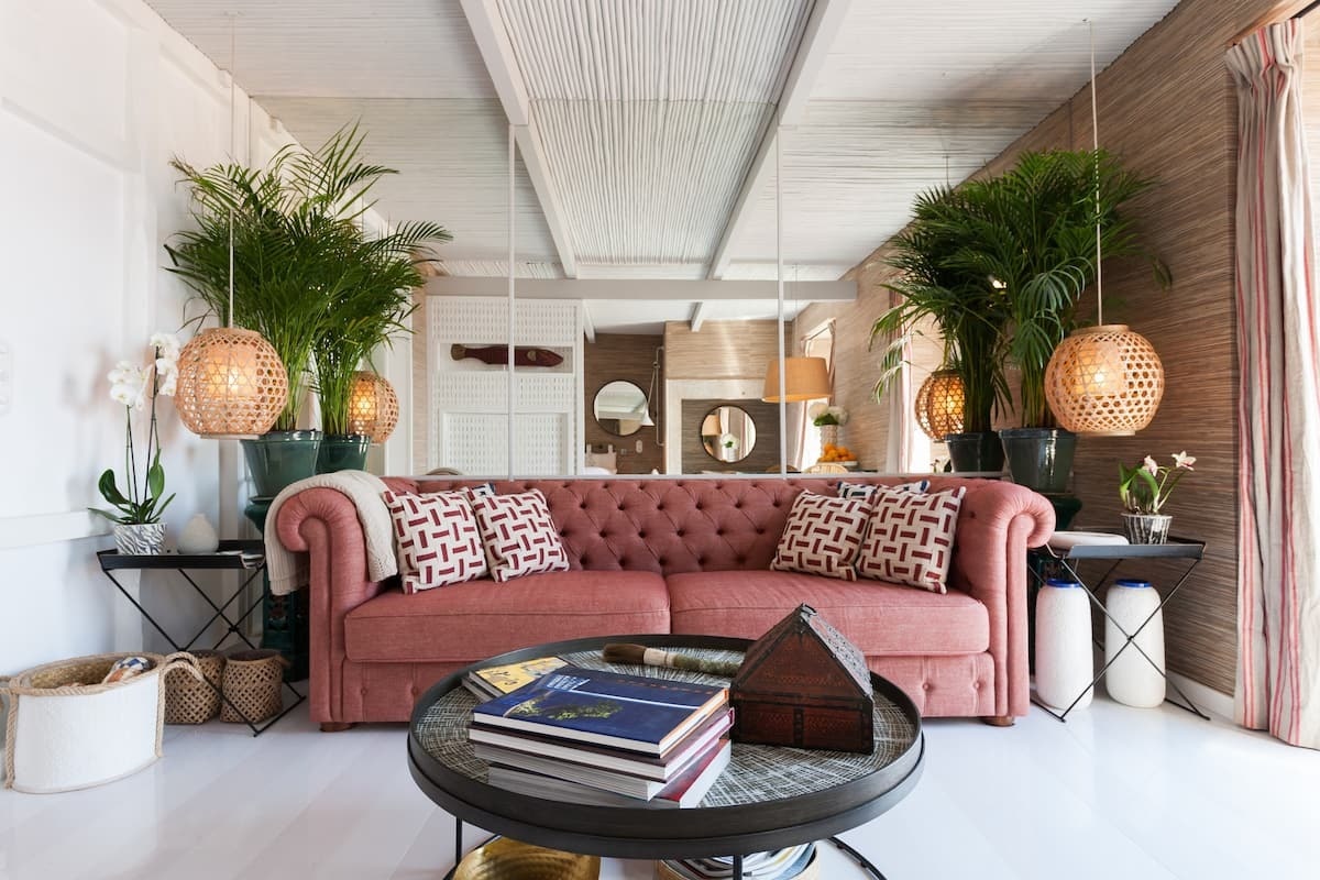 Images may contain home decoration interior design sofa furniture architecture living room and room