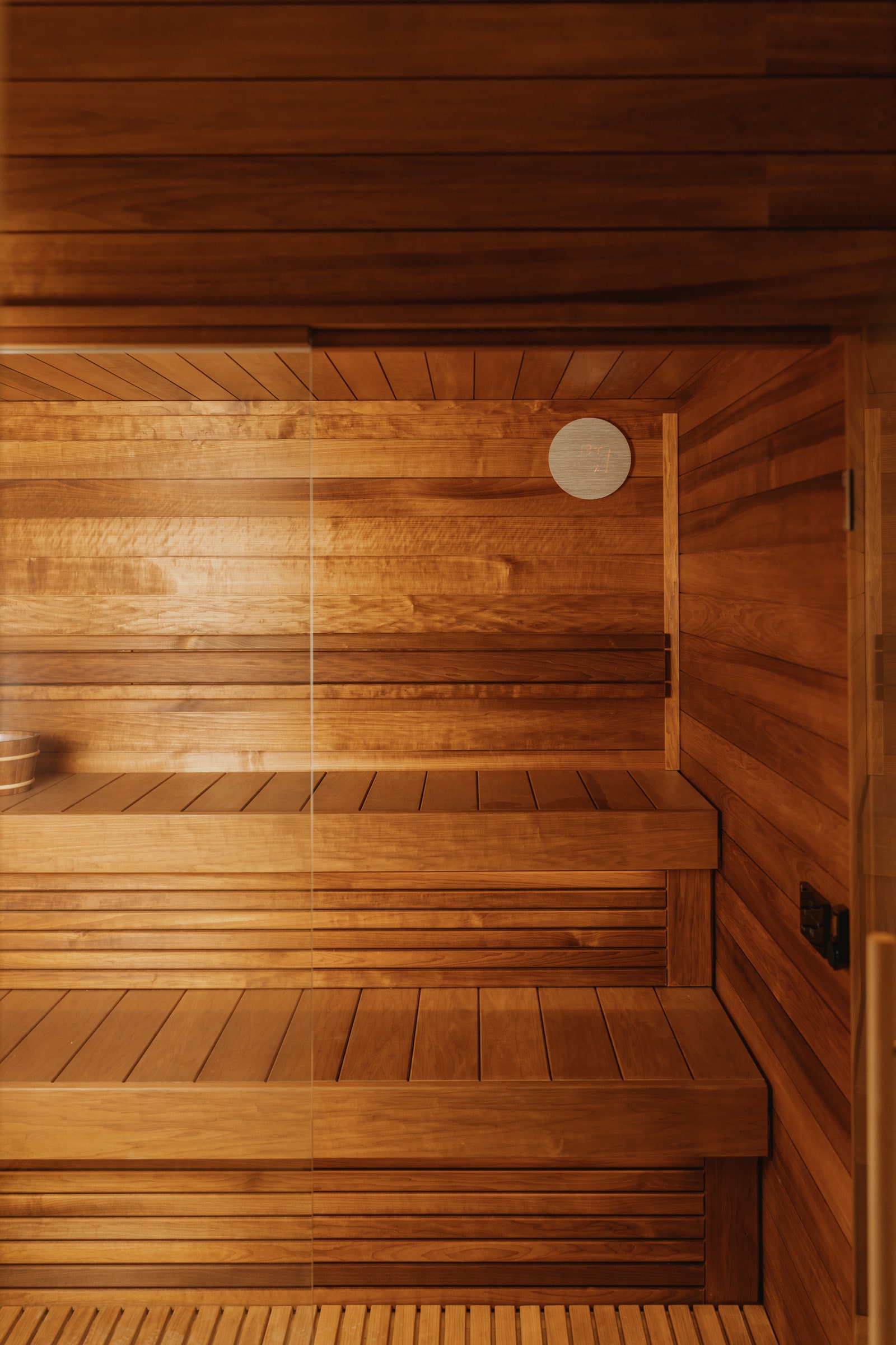 Images may contain interior design and wood