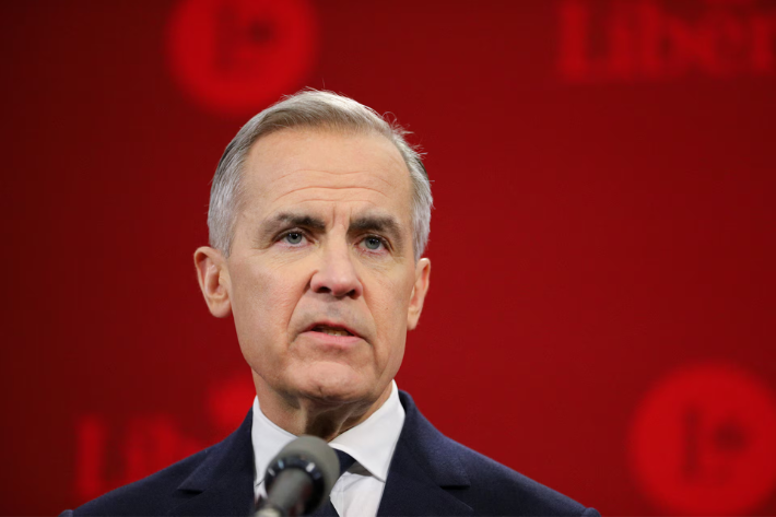 Canada's Liberal Party leader candidate and former Canadian bank governor Mark Carney participated in the English debate ahead of the March 9 vote to replace Justin Trudeau, Prime Minister of Montreal, Quebec, Canada