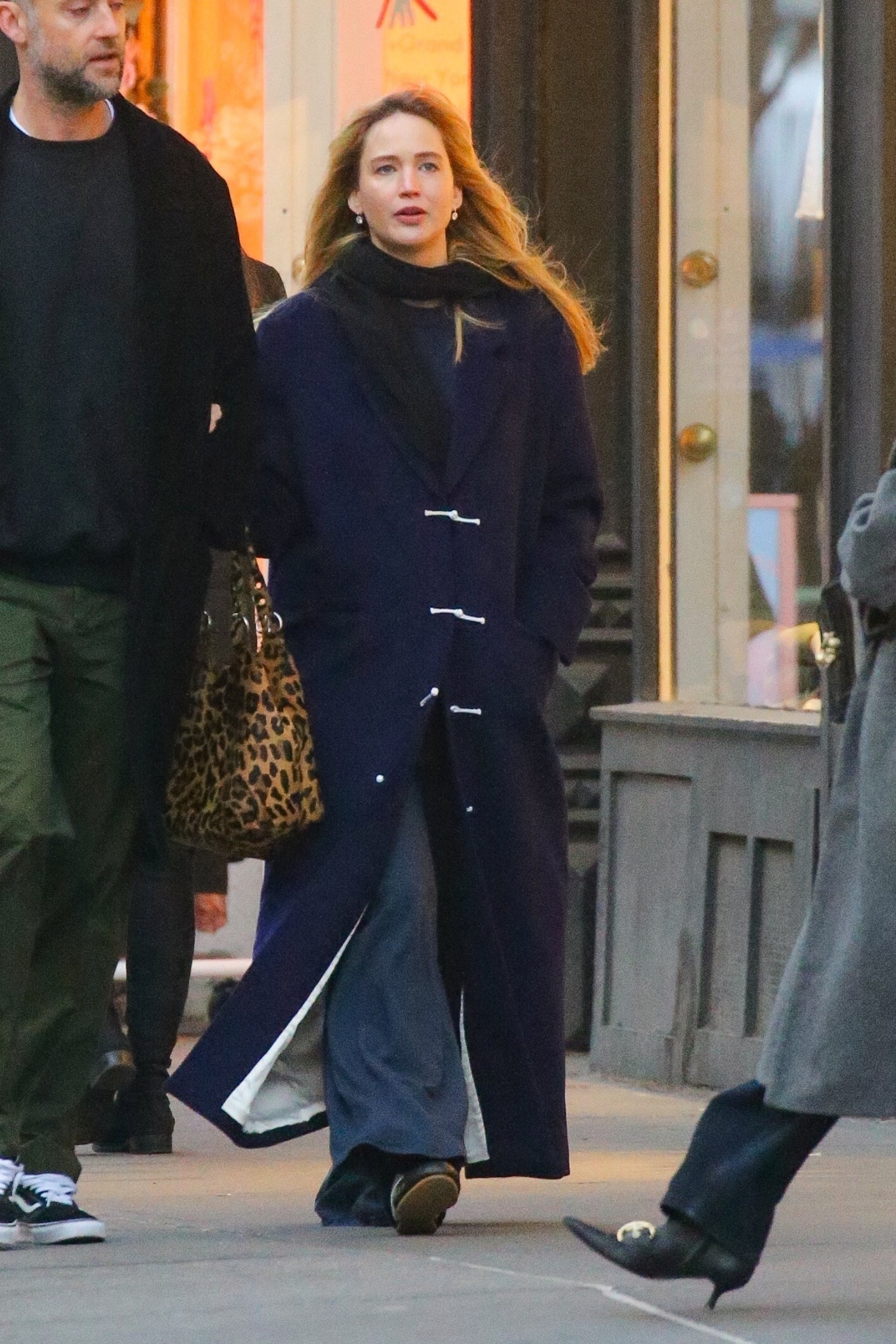 Jennifer Lawrence first met after giving birth to her husband Cooke Maroney exclusively in New York