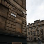 A parody street sign says that the Liberation Street was established in Dundas Street, Edinburgh after protests on Black Lives Matter in Britain. (Andrew Milligan/PA image photo via Getty Images)
