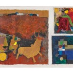 Maqbool Fida Husain's paintings untitled (Gram Yatra) creates new records for artists and modern Indian art.