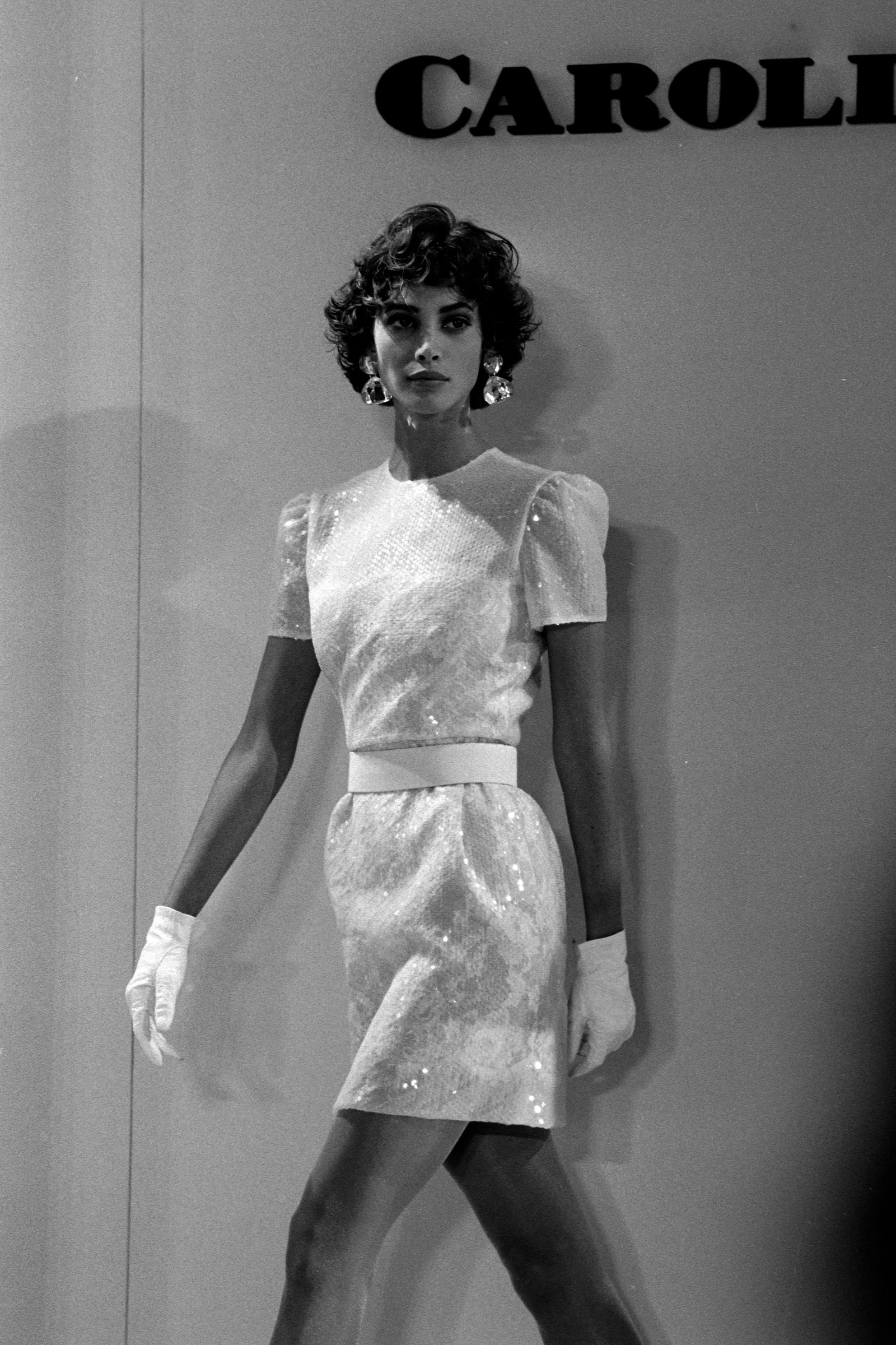 The image may contain Christy Turlington
