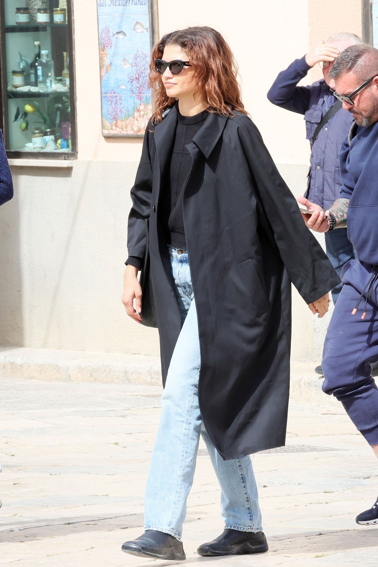 favignana Italy exclusive Zendaya enjoys a break while filming Favignana Italy's Odyssey and spends time with her...
