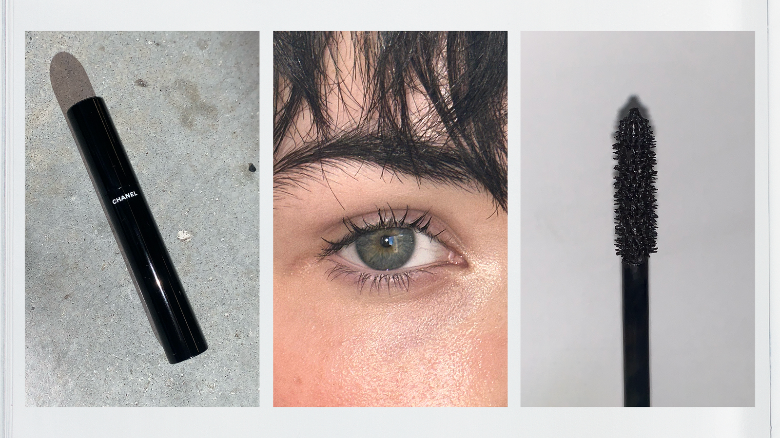 Image may contain Cosmetics Person Pen and Mascara