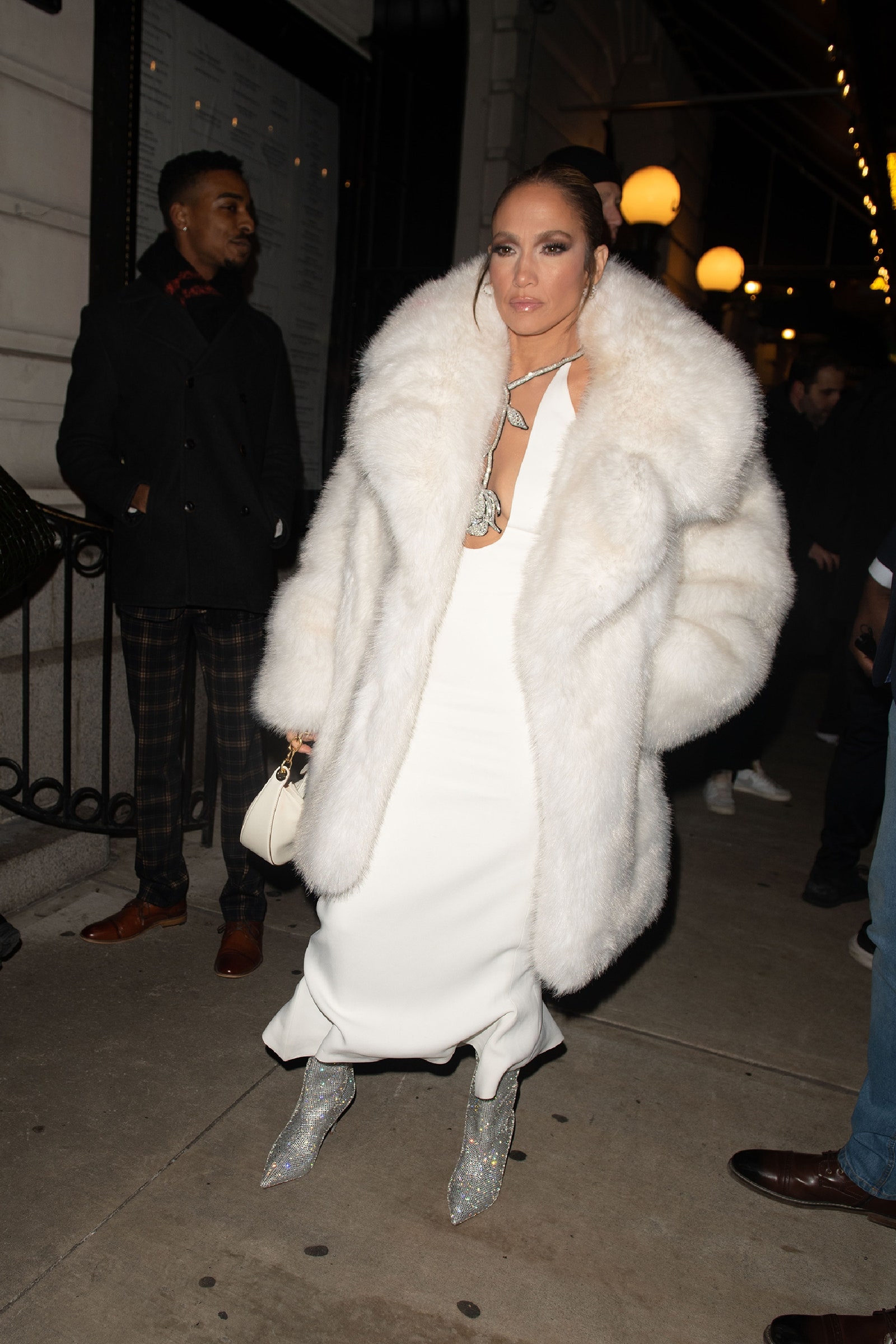 New York, New York, February 3, Jennifer Lopez arrived at SNL Afterparty in New York, New York on February 3, 2024.