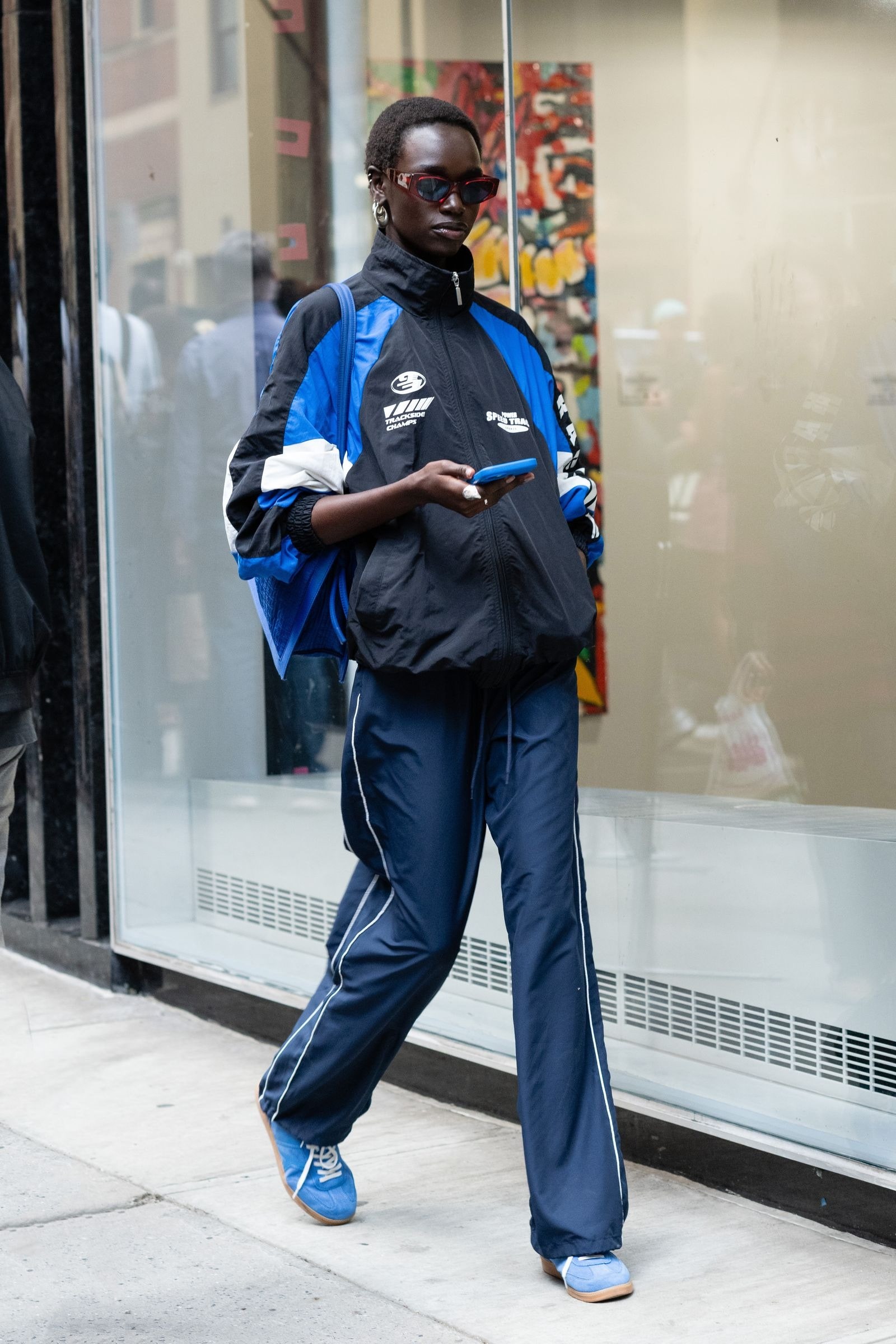 Image may contain Heriesth Paul Clothing shoes and people standing with adult accessories glasses and pedestrians