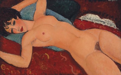 Amedeo Modigliani, Reclining Nude, 1917–18