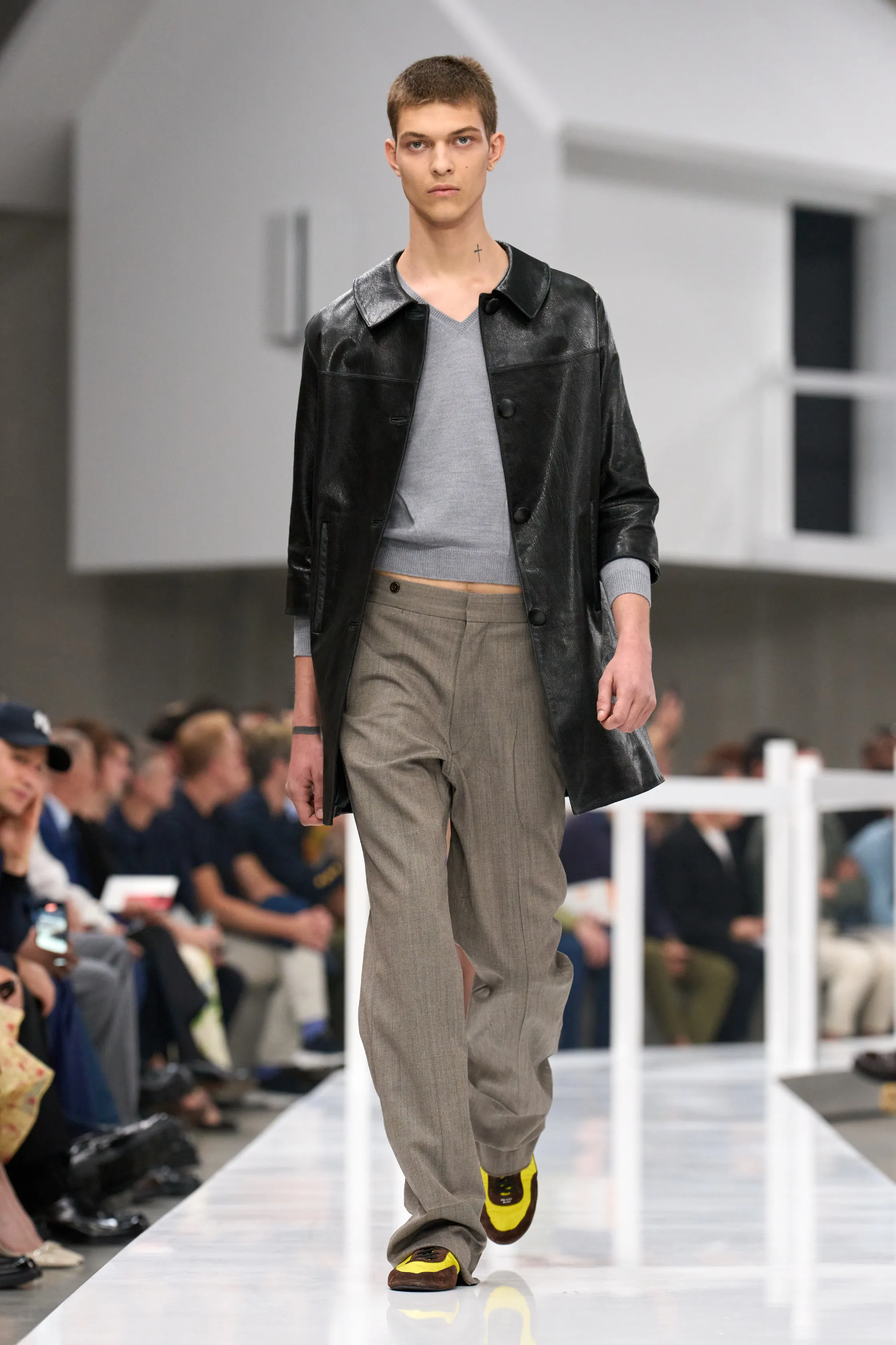 Images may contain clothing jackets and stylish adults and pants