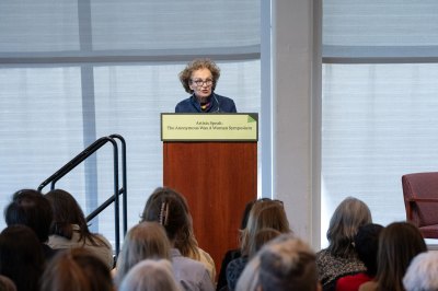 Founder Susan Unterberg held a women's workshop on Wednesday, April 9, 2025 at the Kimmel Center in downtown Manhattan. Photos of Casey Kelbaugh/CKA