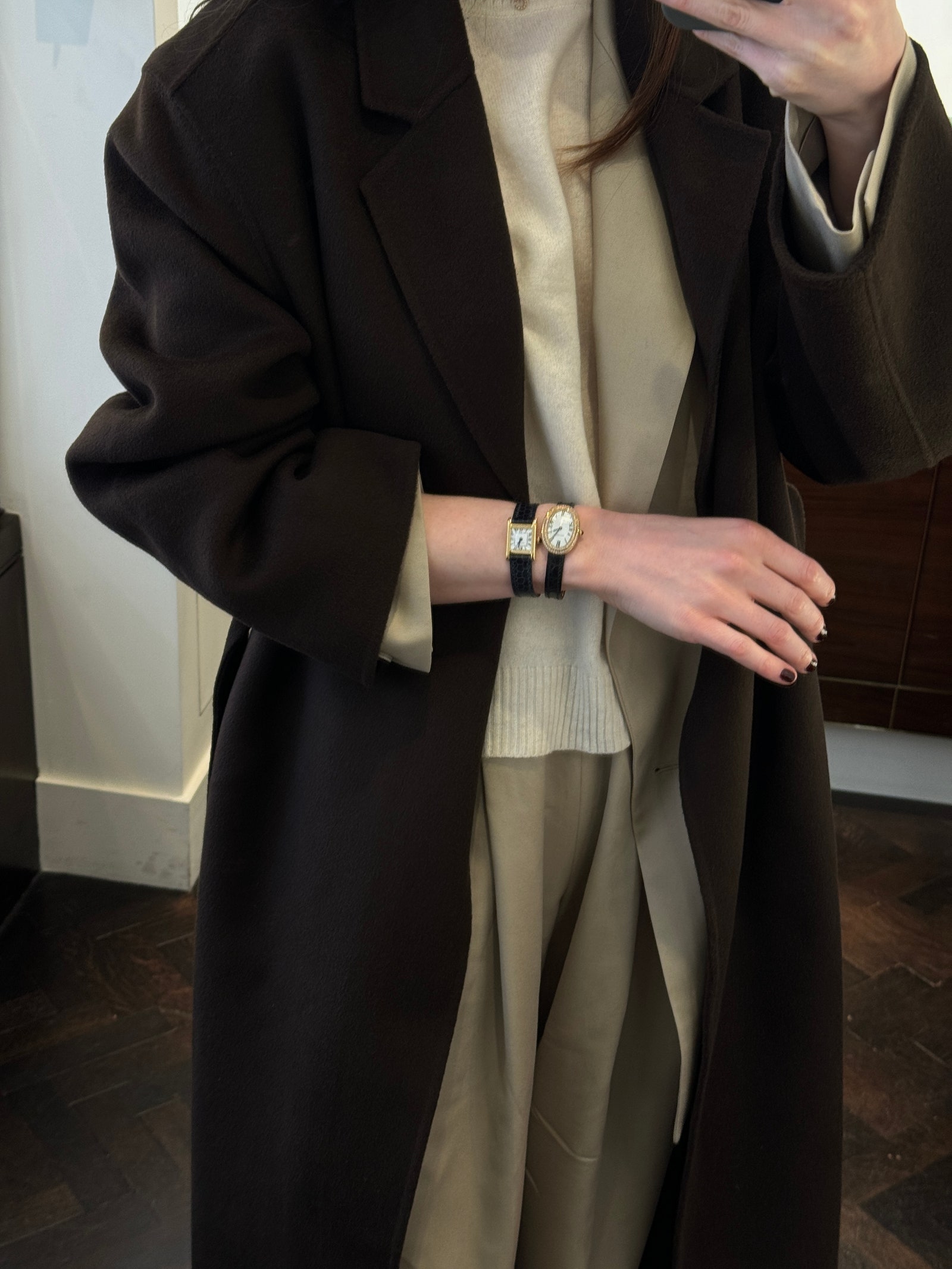 Images may contain clothing jackets and watches