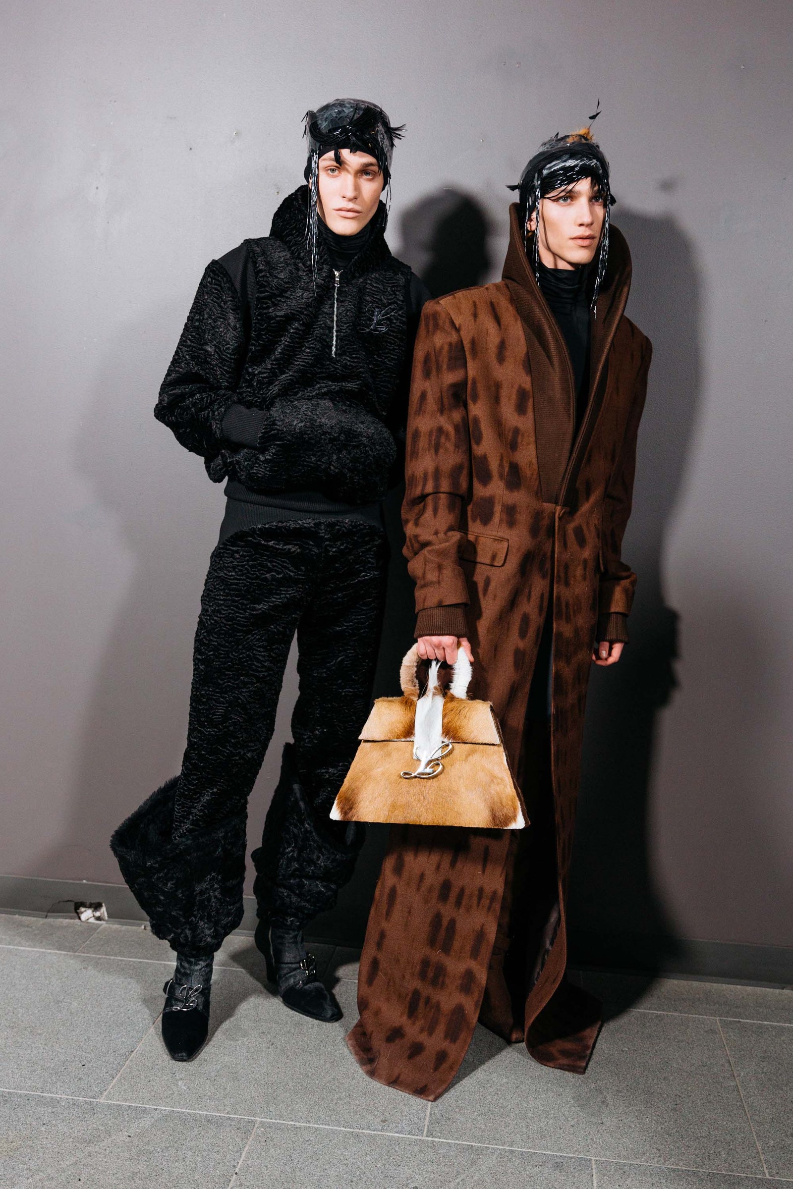 Images may contain adult clothing shoes and jackets