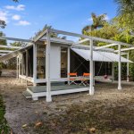 The Walker Inn is an iconic medieval small house designed by architect Paul Rudolph, which Brown Harris Stevens listed the Walker Inn for $2 million. This image by Walker Guesthouse is from 2019. Photos of Michael Berrio. Provided by Paul Rudolph School of Modern Architecture