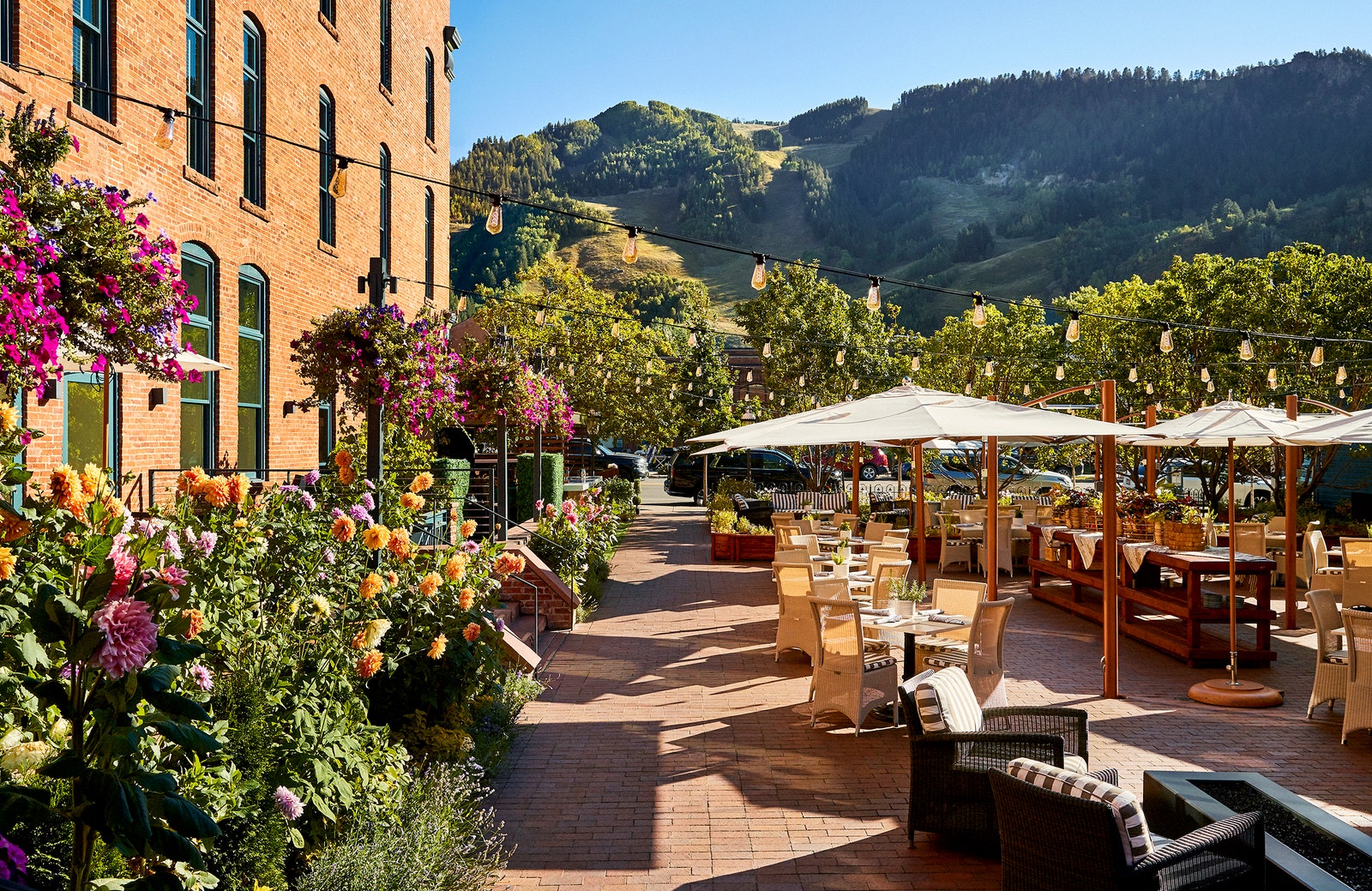 Jerome Hotel in the summer.
