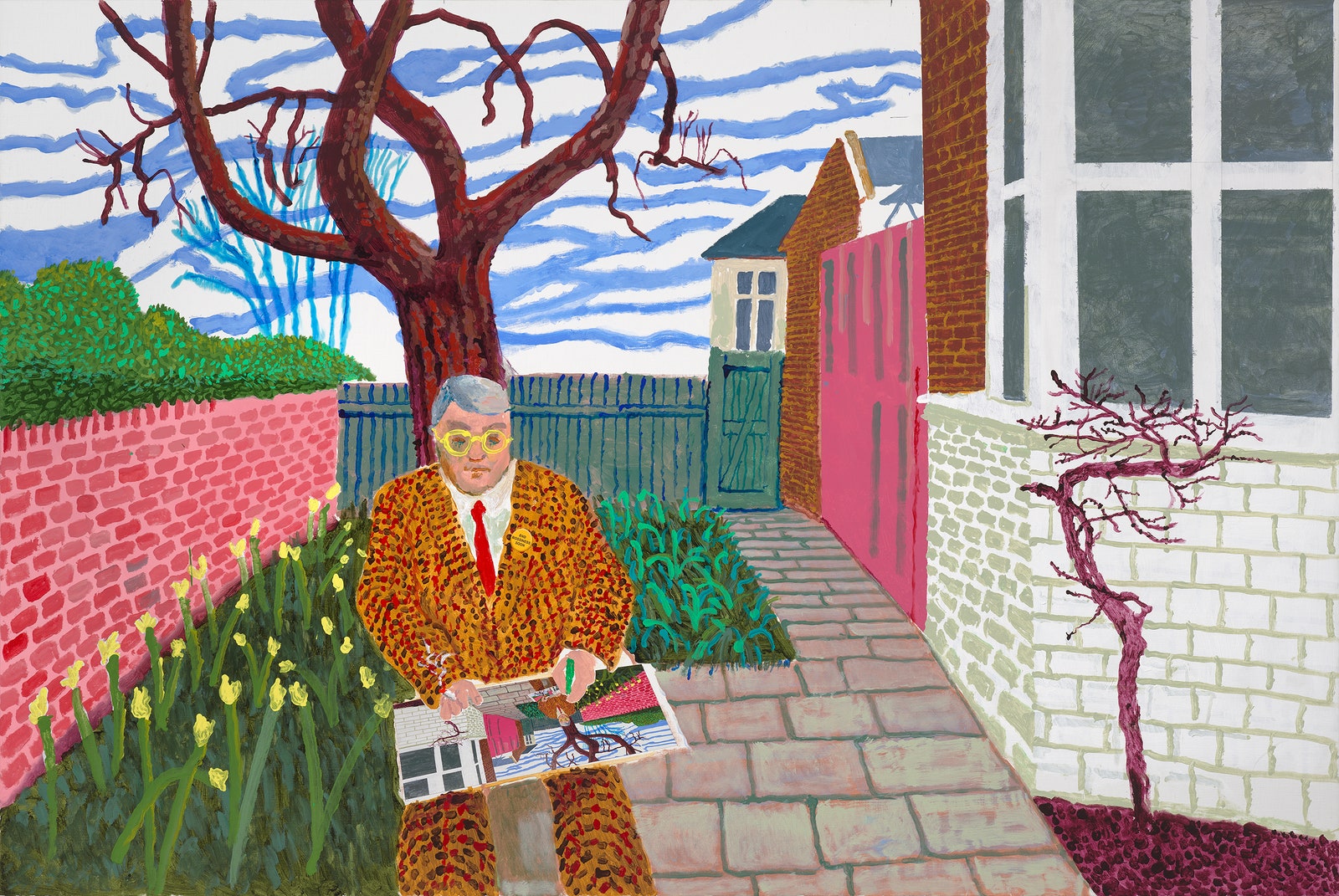 Images may contain Nash Art Painting City Road Street Urban accessories formally worn by adults and people