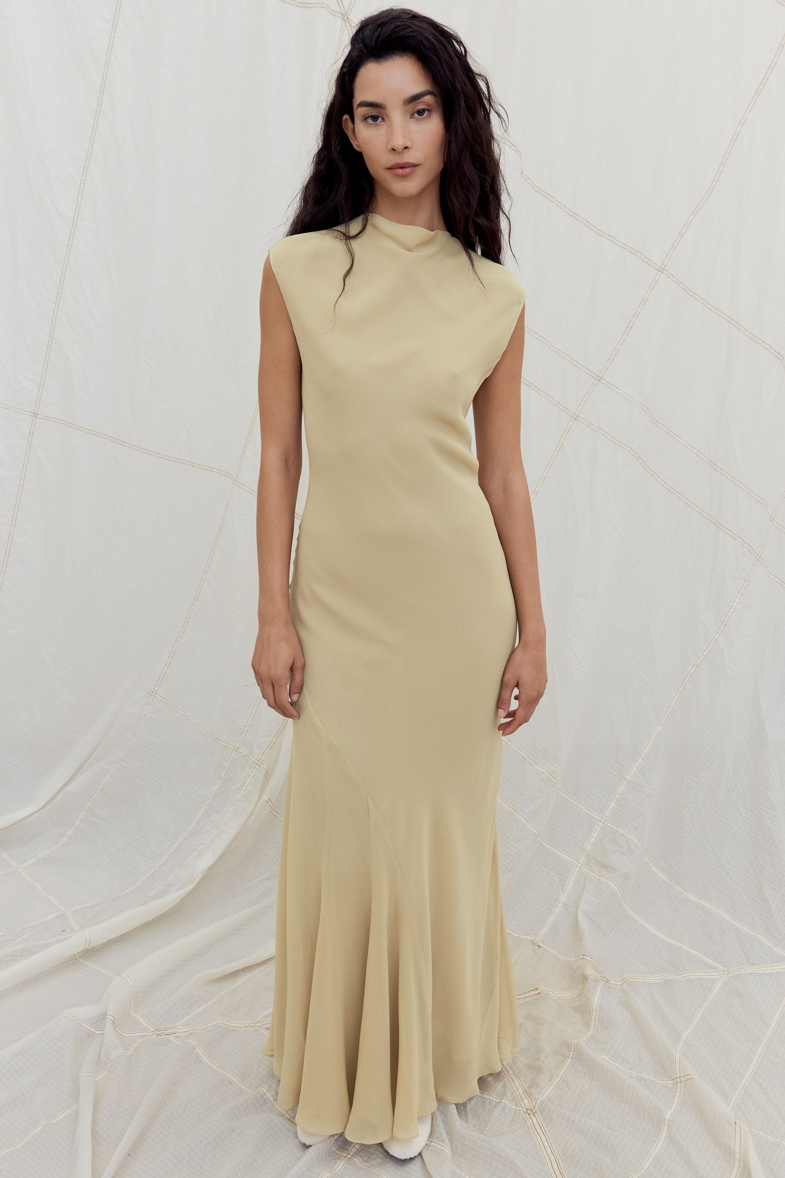 Images may contain clothing dress formal evening dress fashion dress adult wedding and wedding dress