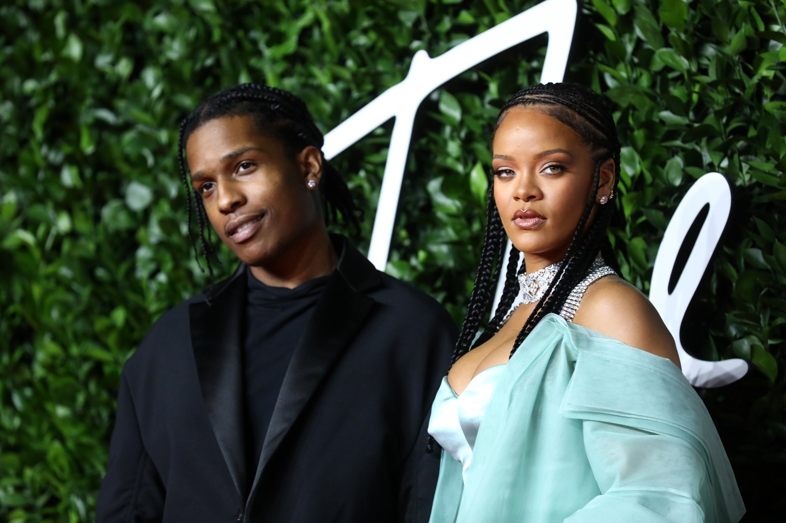 Images may contain AAP Rocky Rihanna Adult Trailblazer Clothing and Wedding
