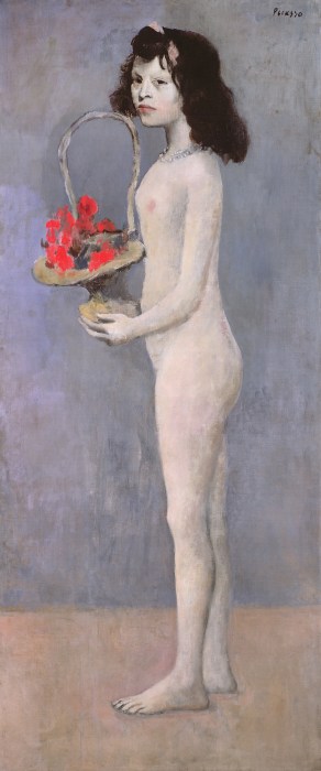 Pablo Picasso, Young Girl with Basket of Flowers, 1905