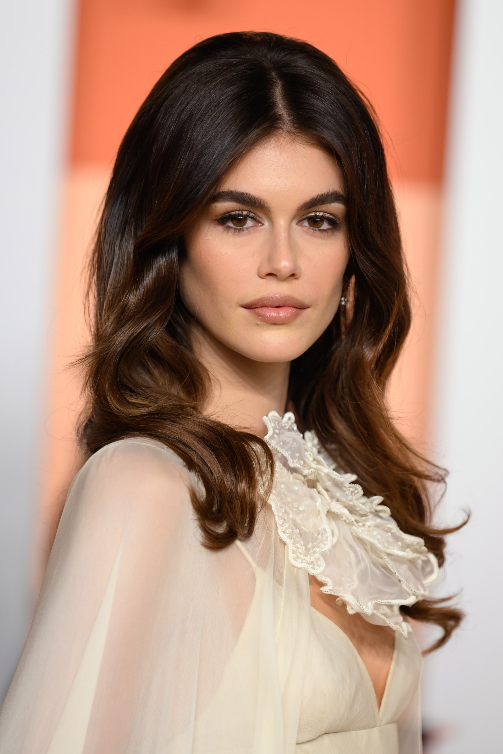Kaia Gerber attends the Oscar Party of Vanity Fair hosted by Radhika Jones