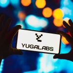 Brazil - 2022/09/19: The Yuga Labs logo displayed on the smartphone in this photo illustration. (Rafael Henrique/SOPA image/lightrocket photo illustration via Getty Images)