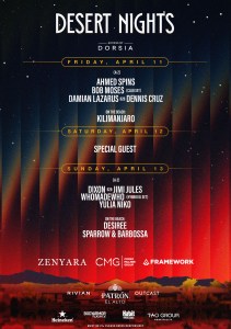 Desert Night Lineup