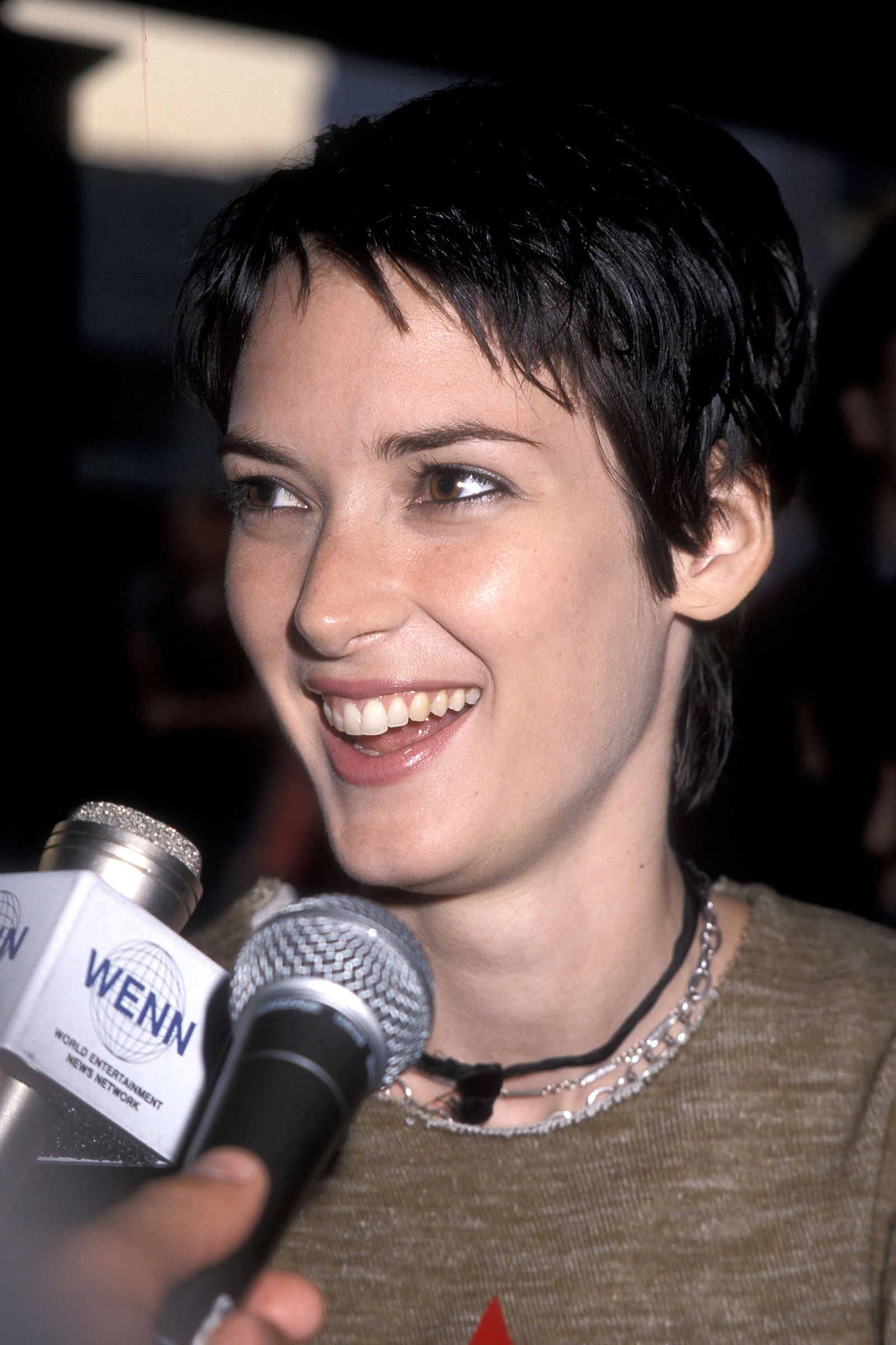Images may contain Susanna Kaysen electrical equipment microphone adult accessories jewelry necklace and head