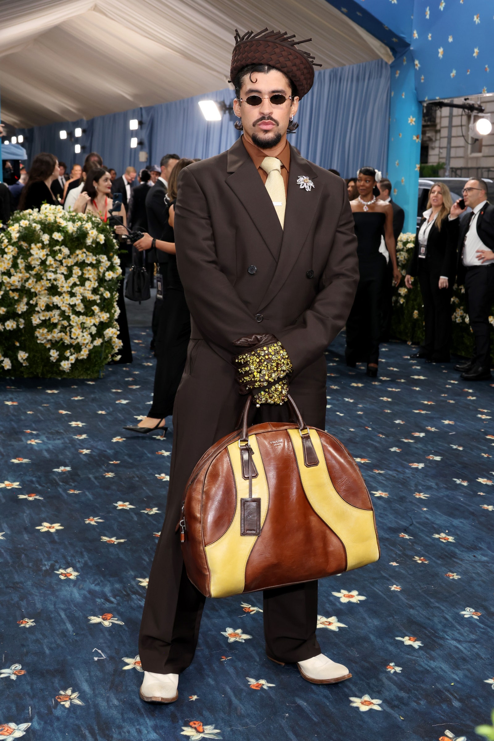 Images may contain Bad Rabbit Gabrielle Union Ann Louise Bardach La Parka Accessories Tote Bag Handbag Man and Adult