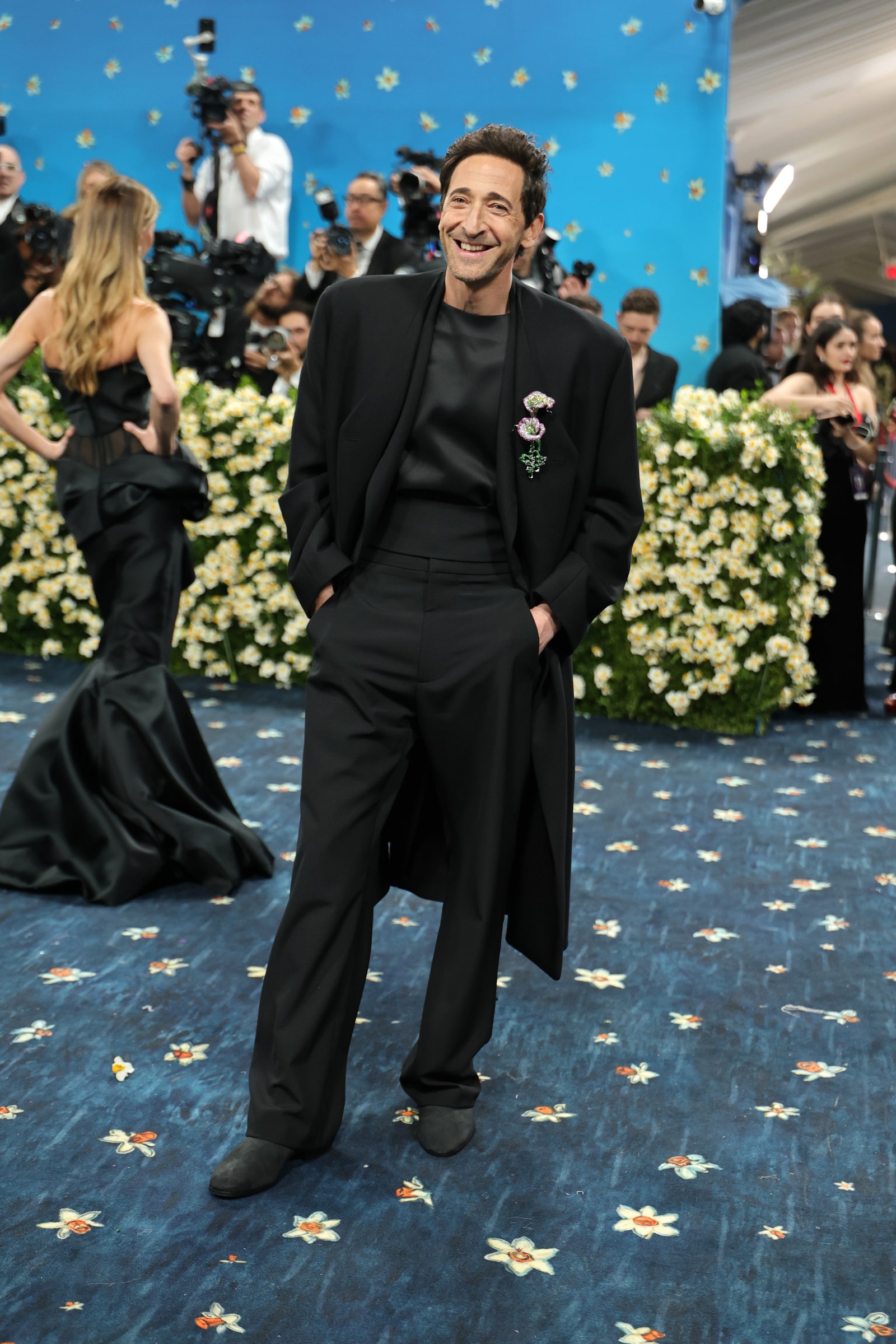 Images may contain Adrien Brody Angus rectangular people clothing shoes adult and wedding
