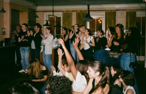 Caleb Moore Comes Back Kids Video Release Party Crowd New York