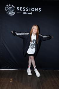 Alison Wonderland warms up for her white claw training show, powered by billboards
