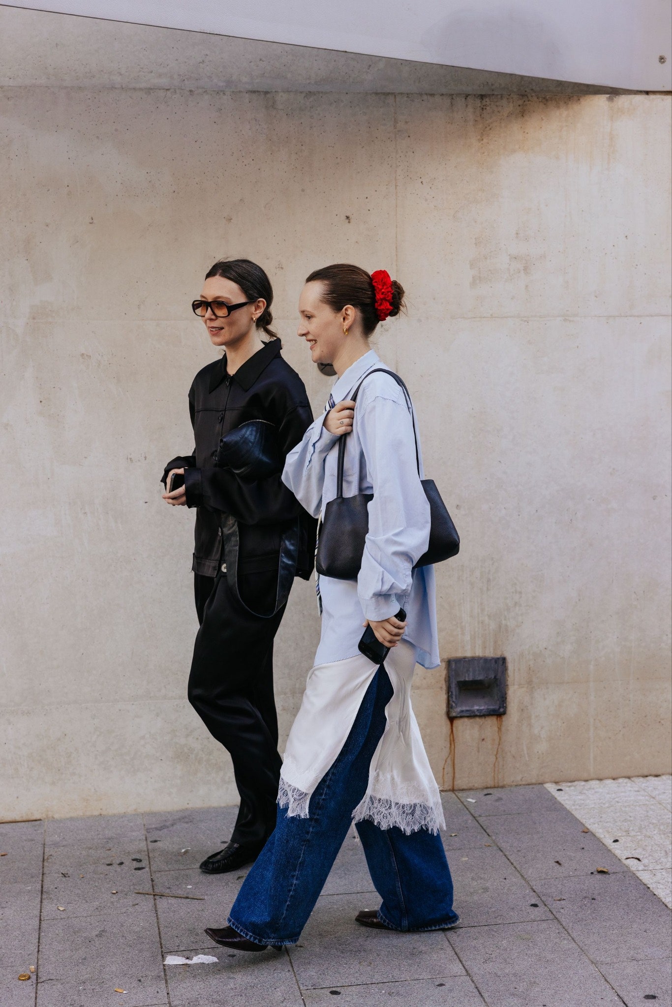 Images may contain Tamara Gorski clothing pants adult accessories glasses shoe bags and handbags