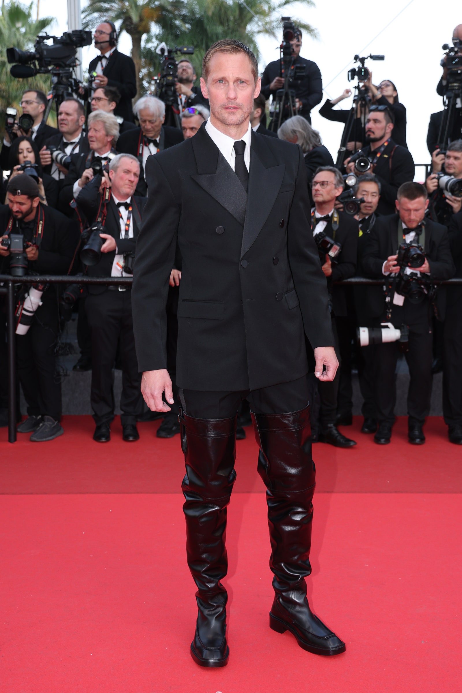 Cannes, France on May 18, Alexander Skarsgã¥Rd participated in the Phoenician Project Red Carpet in the 78th Annual Cannes Film Film.