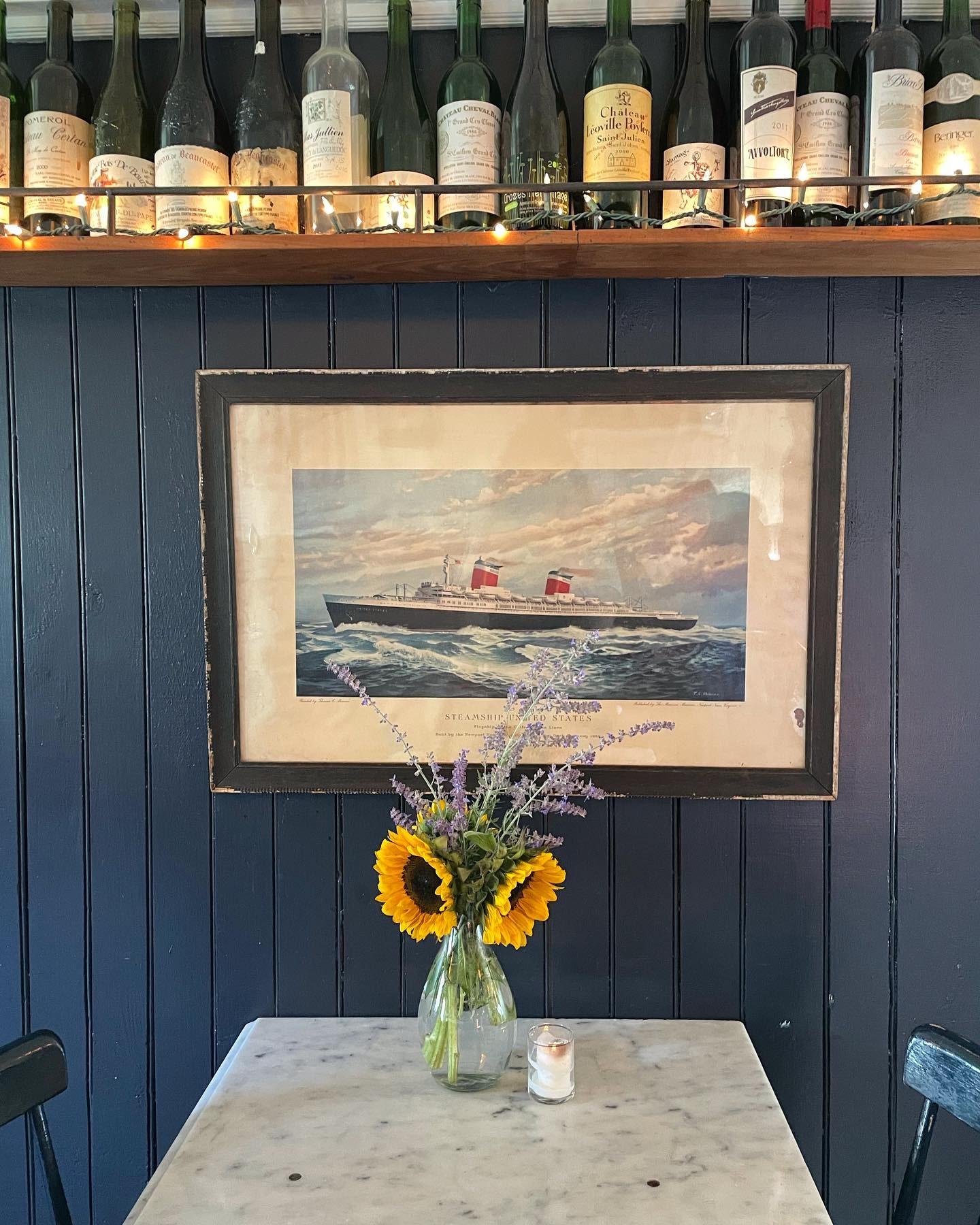 Images may contain art paintings of ship transporter chair furniture and photo frames