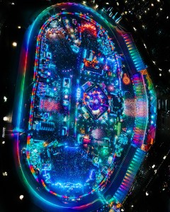 Aerial view of EDC Las Vegas 2025 in Las Vegas on May 17, 2025 in Las Vegas.