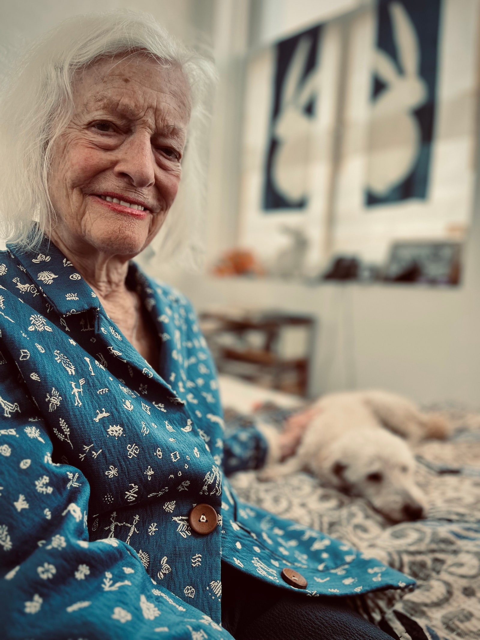 Images may contain Joan Jonas adult seniors face happy heads and smiles