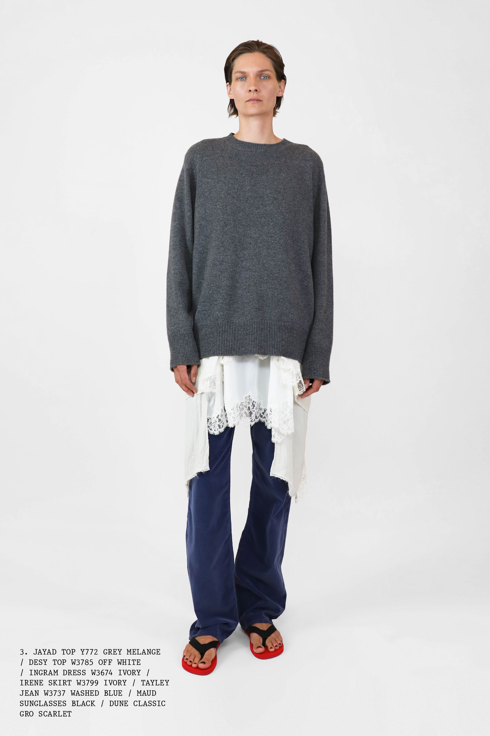 Images may contain clothing knitted sweater long sleeves and teenagers