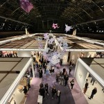 Enjoy the view of the arched diamond hall at the art fair below.