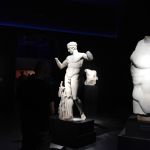 The marble statue is on display at the new temporary exhibition 