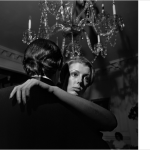 Women dance with men.