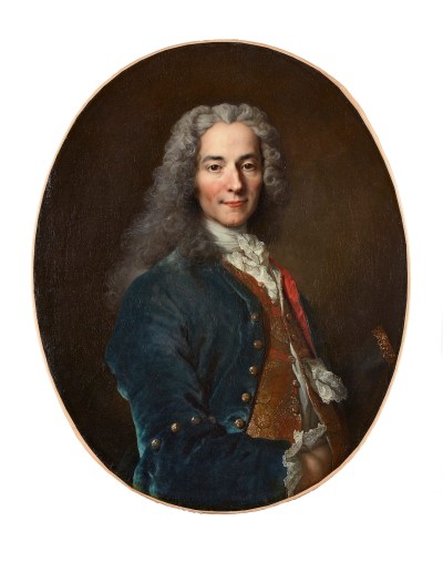 Nicolas de Largillière, Portrait of Voltaire, 1724–1725