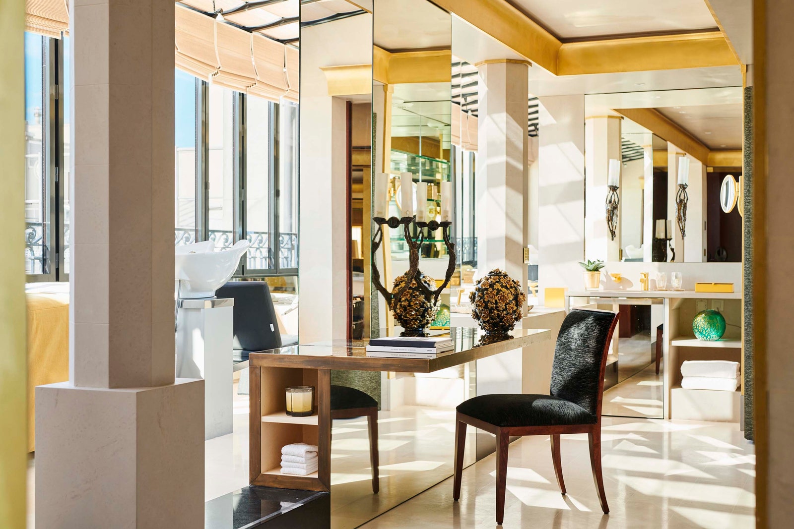 Images may contain interior design chairs furniture plant dining table buildings and buildings