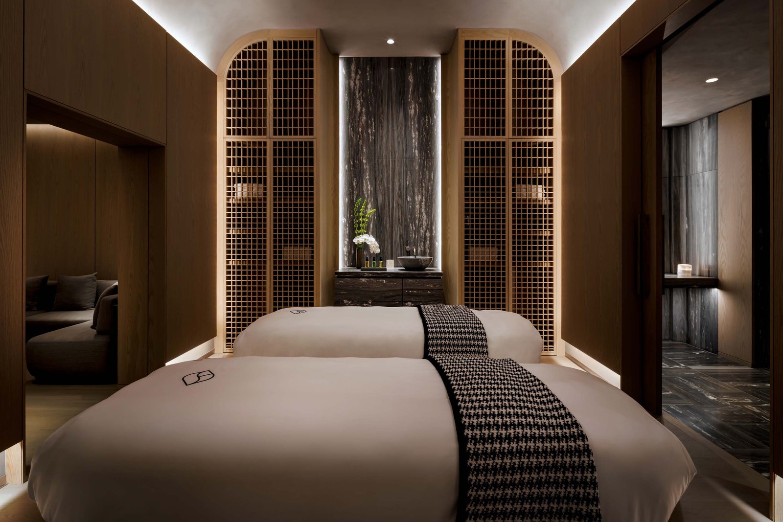 Images may contain interior design bed furniture plant sofa and home decoration